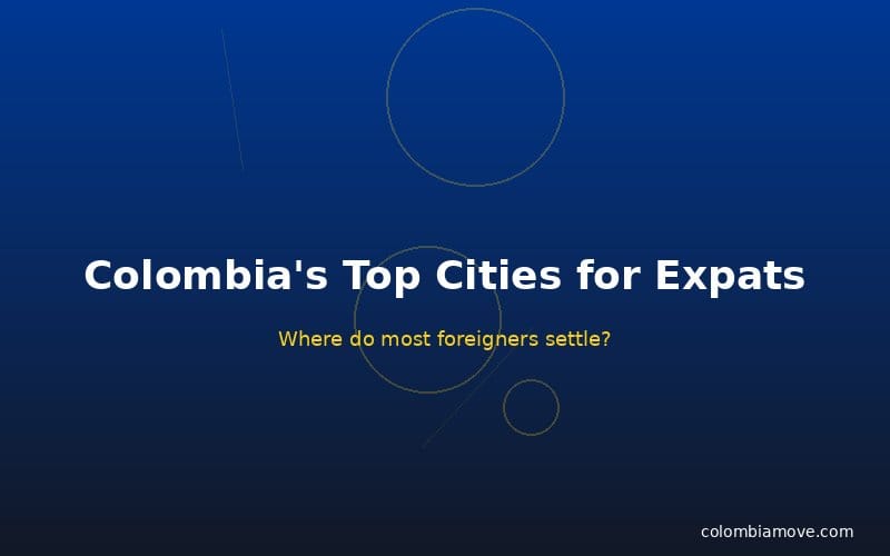 Colombia's top cities for expats - where most foreigners settle