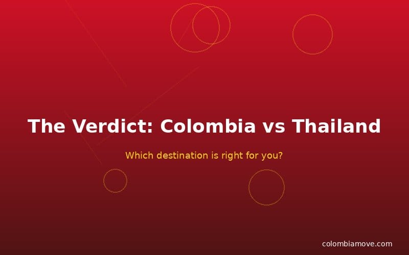 Colombia vs Thailand final verdict for digital nomads