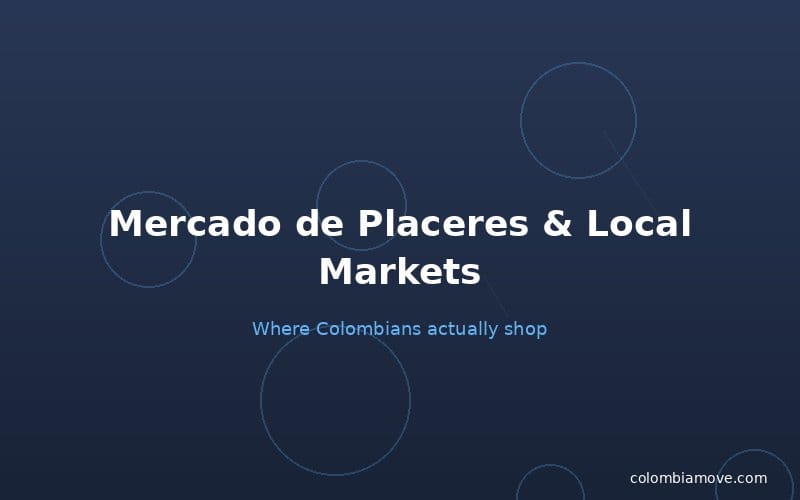 Colombian plaza de mercado local market