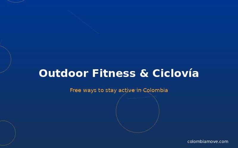 Ciclovía and outdoor fitness options in Colombia