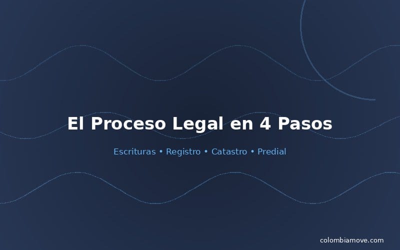 Proceso legal para comprar finca en Colombia