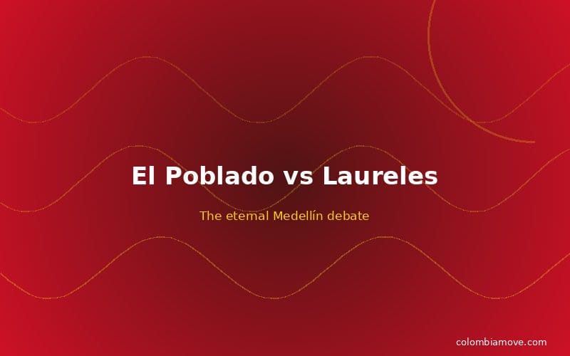 El Poblado vs Laureles comparison for Medellín expats