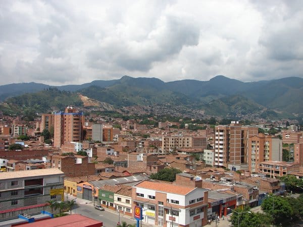 Barrio residencial en La America, Medellin