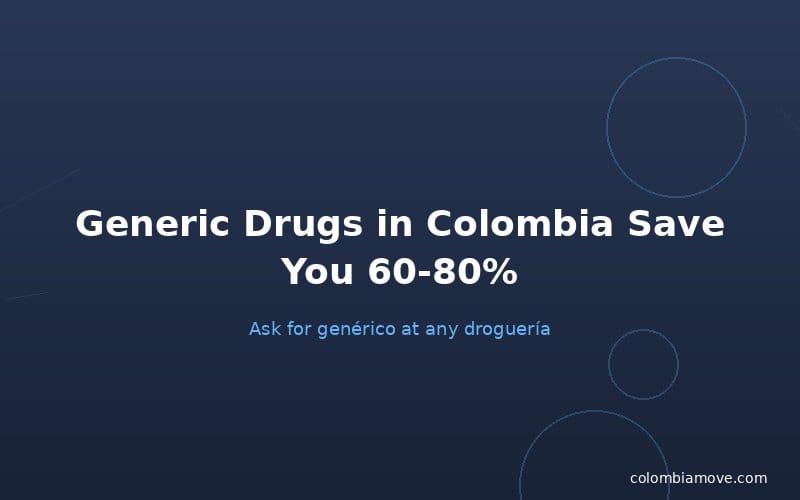 Save money on medication in Colombia by asking for generics