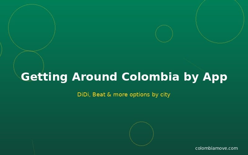 Getting around Colombia by app