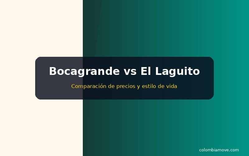 Comparación de precios entre Bocagrande y El Laguito en Cartagena