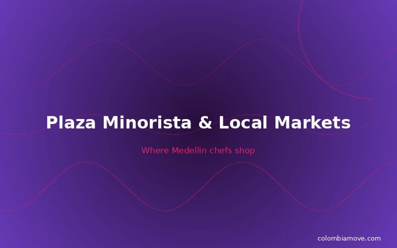 Fresh markets and Plaza Minorista in Medellín