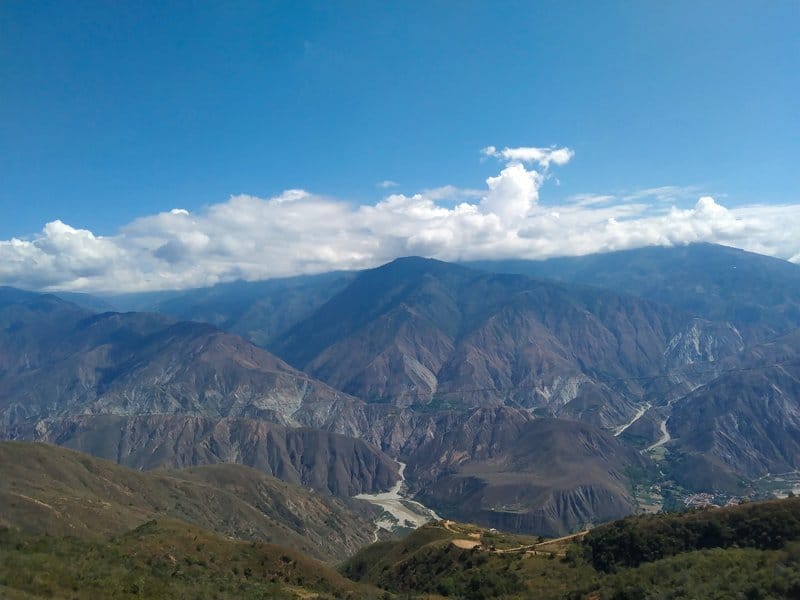 Chicamocha Canyon, Santander, Colombia — dramatic Andean canyon landscape