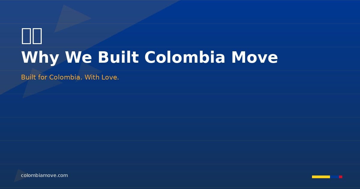 Why We Built Colombia Move — platform for jobs, services, and classifieds in Colombia