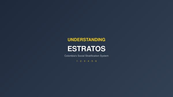 Colombia estrato system explained — estratos 1 through 6 affecting utility costs