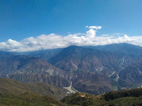 Chicamocha Canyon, Santander, Colombia — dramatic Andean canyon landscape