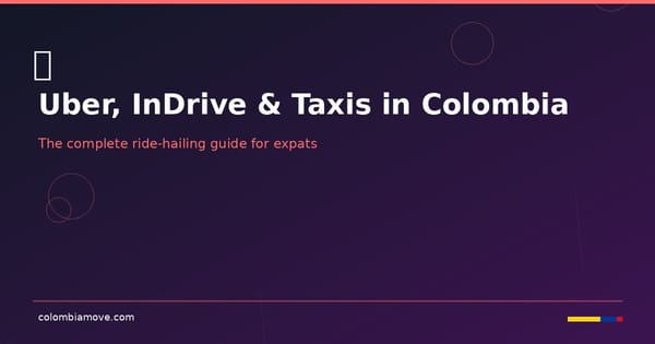Uber, InDrive and taxi apps on a phone screen in Colombia