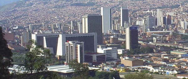 Medellín financial district — getting credit in Colombia as a foreigner